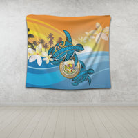 Hawaii Turtle Sea Cost Of Arm Tapestry - AH - Polynesian Pride