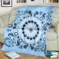 Hawaii Underwater Pattern Premium Blankets - AH - Polynesian Pride