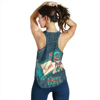 Hawaii Women's Racerback Tank - Tiki DJ Party - Polynesian Pride
