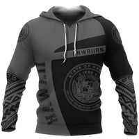 Hawaii Polynesian Sport Hoodie Premium Sport Unisex White - Polynesian Pride