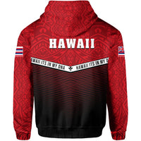 Hawaii Polynesian Hoodie Red Mix Style - Polynesian Pride