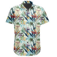 Hawaiian Shirt - Seamless Tropical Flower Plant And Leaf Shirt - Polynesian Pride