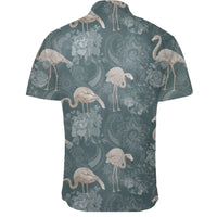 Hawaiian Shirt - Tropical Flamingos And Tropical Plants Shirt - Polynesian Pride