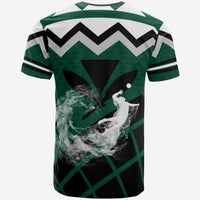 Polynesian Hawaii T Shirt Volleyball And Map - Polynesian Pride