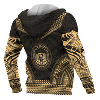 Hawaii Polynesian Chief Custom Hoodie Gold Version - Polynesian Pride