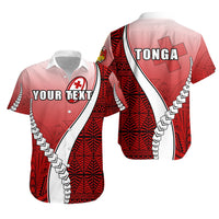 (Custom Personalised) Tonga Rugby Hawaiian Shirt Confident Polynesian Unisex Red - Polynesian Pride