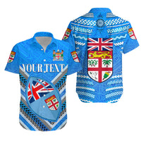 (Custom Personalised) Fiji Day Hawaiian Shirt Creative Style LT8 Unisex Blue - Polynesian Pride