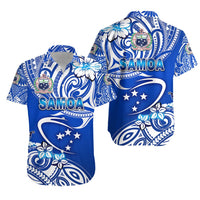 Manu Samoa Rugby Hawaiian Shirt Unique Vibes - White Unisex Blue - Polynesian Pride