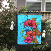 Hawaiian Hibiscus Flower Soulful Flag - AH - Polynesian Pride