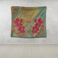 Hawaiian Hibiscus Water Color Tapestry - AH - Polynesian Pride
