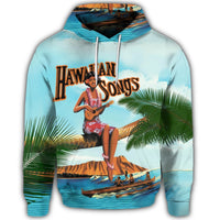 Hawaiian Hula Aboriginal Song Hoodie - Polynesian Pride