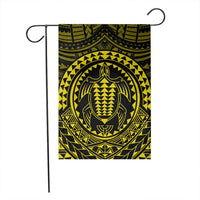 Hawaiian Kakau Honu Arc Polynesian Yellow Flag - AH - Polynesian Pride