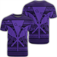 Hawaiian Kanaka Polynesian Tribal T Shirt Reggae Color Purple Unisex Black - Polynesian Pride