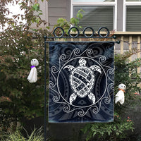 Hawaiian Map Turtle Wave Polynesian Flag White - AH - Polynesian Pride