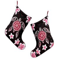Hawaiian Pinky Turtle Plumeria Christmas Stocking AH - Polynesian Pride