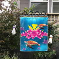 Hawaiian Plumeria Kanaka Turtle Sea Polynesian Flag - AH - Polynesian Pride