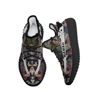 Hawaiian Sneakers YZ Palm Leaves Tropical Flowers - Polynesian Pride