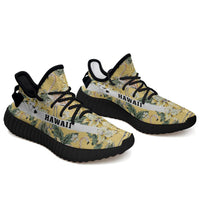 Hawaiian Sneakers YZ Tropical Flamingo Yellow Black - Polynesian Pride