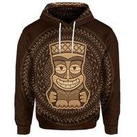 Custom Hawaiian Tiki Hoodie - Polynesian Pride