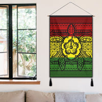 Hawaiian Turtle Polynesian Tribal Hanging Poster Reggae AH - Polynesian Pride