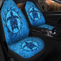 Hawaiian Turtle Polynesia Under The Sea Car Seat Covers - AH - Polynesian Pride