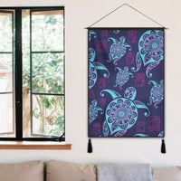 Hawaiian Turtle Polynesian Neon Hanging Poster - AH - Polynesian Pride