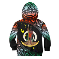 Vanuatu Proud To Be A Ni-Van - Polynesian Pattern KID Hoodie - Penama Province LT7 - Polynesian Pride