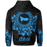 Nihoa Map Hibiscus Polynesian Hoodie Lithe Style - Polynesian Pride