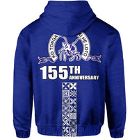 Tupou College Zip Hoodie Toloa Tonga - Polynesian Pride