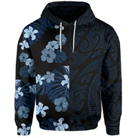Tropical Polynesian Hawaiian Hoodie Curtis Style - Polynesian Pride