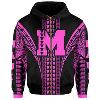 Maui Island Polynesian Hoodie Zip Comely Style - Polynesian Pride