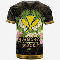 Hawaii Kanaka Maoli T Shirt Polynesian Gold Patterns Collection - Polynesian Pride