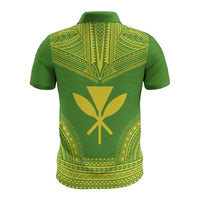Kosrae Polo Shirt Kosrae Flag Polynesian Chief Tattoo Flag Version - Polynesian Pride