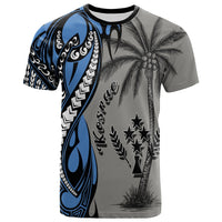 Kosrae T Shirt Classical Coconut Tree Unisex Gray - Polynesian Pride