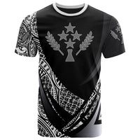 Kosrae State T Shirt Polynesian Patterns Sport Style Unisex Black - Polynesian Pride