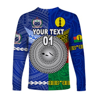 (Custom Personalised) Samoa And Kanaky New Caledonia Long Sleeve Shirt Together LT8 - Polynesian Pride