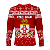 Kolisi Tonga College Christmas Long Sleeve Shirt Simple Style LT8 - Polynesian Pride