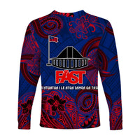 Samoa FAST Party Long Sleeve Shirt Unique Style - NO.1 LT8 - Polynesian Pride