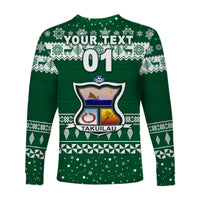 (Custom Personalised) Takuilau College Christmas Long Sleeve Shirt Simple Style LT8 - Polynesian Pride