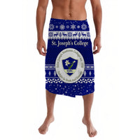 Tonga St. Joseph s College Christmas Lavalava Simple Style LT8 Blue - Polynesian Pride
