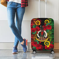 Vanuatu And Hibiscus Luggage Cover LT6 - Polynesian Pride