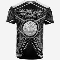 Marshall Islands T Shirt Marshall Islands Seal With White Line Style - Polynesian Pride