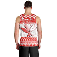 Custom Personalised Hawaii Christmas Men Tank Top Kanaka Polynesian Santa Claus Mele Kalikimaka LT14 - Polynesian Pride
