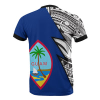 Guam Pattern All Over T Shirt Guam Flag Polynesian Tattoo - Polynesian Pride