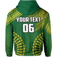 (Custom and Number) Tailevu Fiji Rugby Zip Hoodie LT6 - Polynesian Pride
