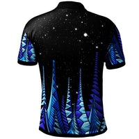 Polynesian Polo Shirt Forest Galaxy Sky - Polynesian Pride
