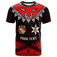 Tonga Custom T Shirt Kolisi Tonga High School with Tonga Patterns Polynesian Culture LT10 - Polynesian Pride