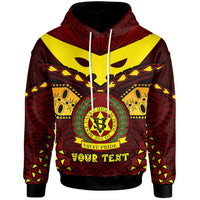 Tonga Custom Hoodie Vavau High Shool Tonga with Polynesian Patterns LT10 - Polynesian Pride