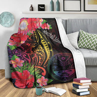 Marshall Islands Premium Blanket - Tropical Hippie Style - Polynesian Pride