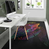 Marshall Islands Area Rug - Butterfly Polynesian Style - Polynesian Pride